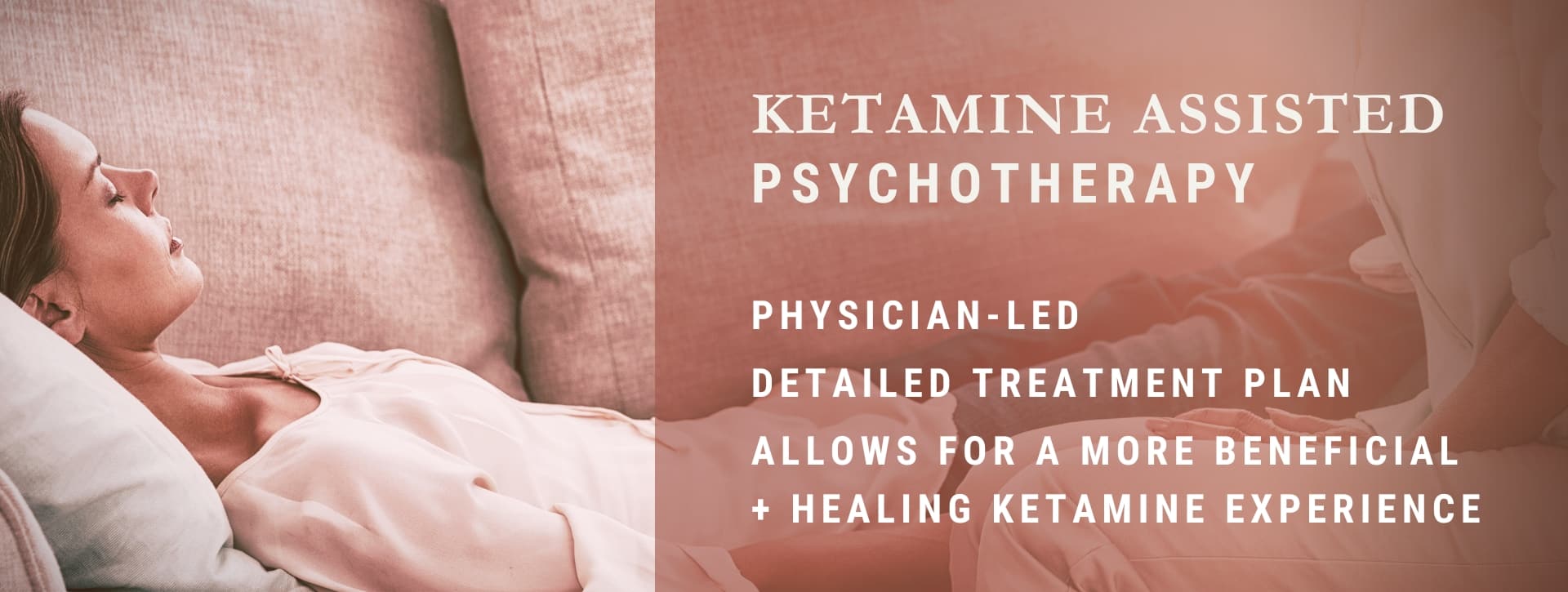 woman lying down on the couch, treated with ketamine-assisted psychotherapy—a treatment offered at Ketamine Therapy at Therapeutic Alternatives in Salt Lake City, Utah, and West Jordan