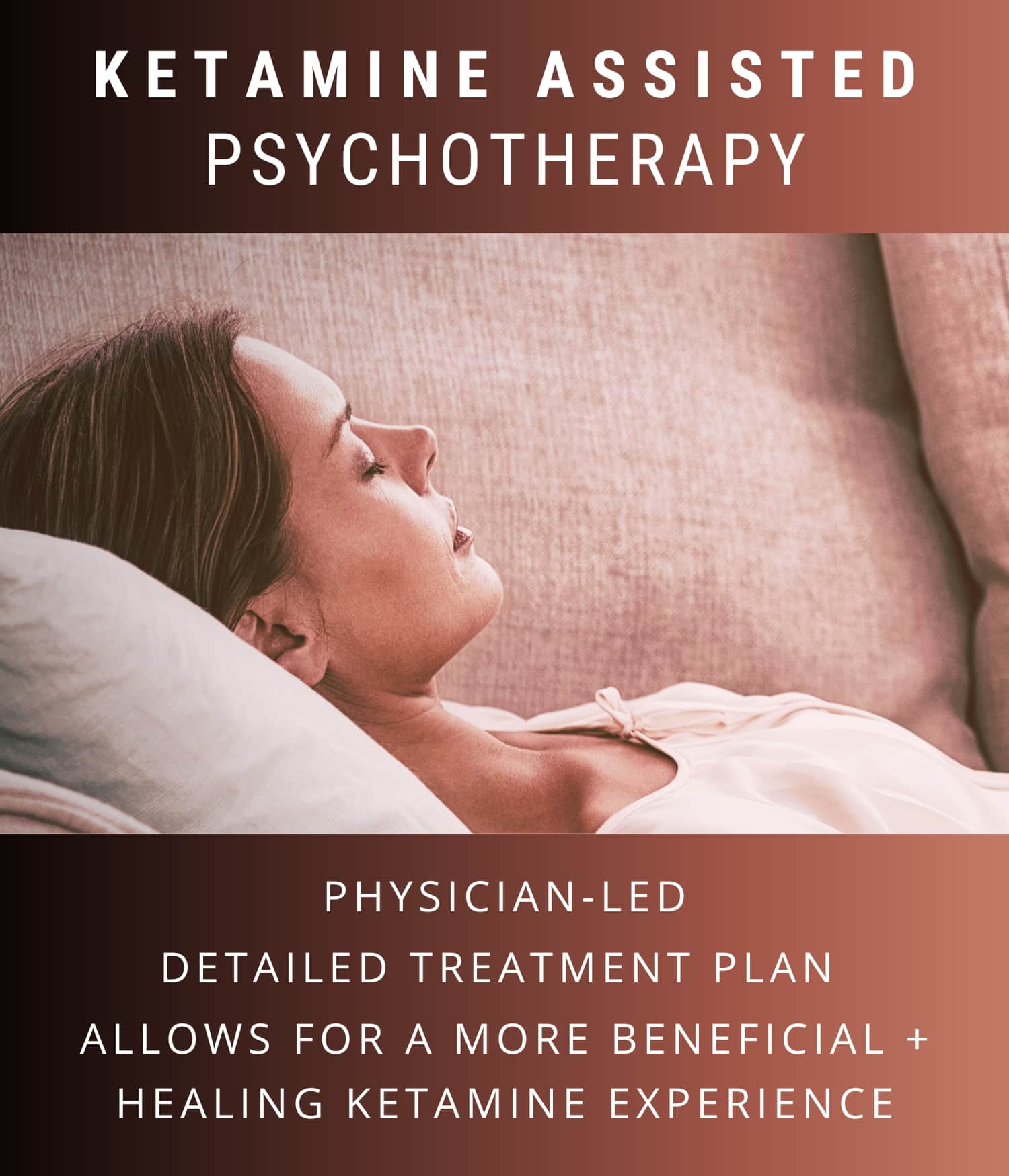 woman lying down on the couch having a session with ketamine-assisted psychotherapy offered at Ketamine Therapy at Therapeutic Alternatives in Salt Lake City, Utah, and West Jordan